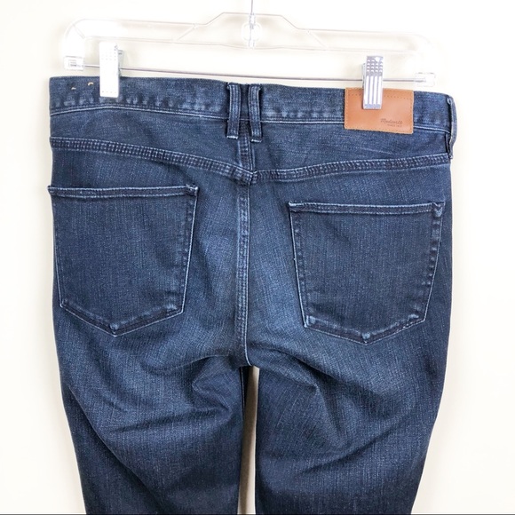 Madewell Rail Straight Jeans In Dark Wash - Picture 4 of 5